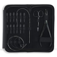 Professional Hair Extension Tool Kit Salon Hair Extension Application Accessories Set