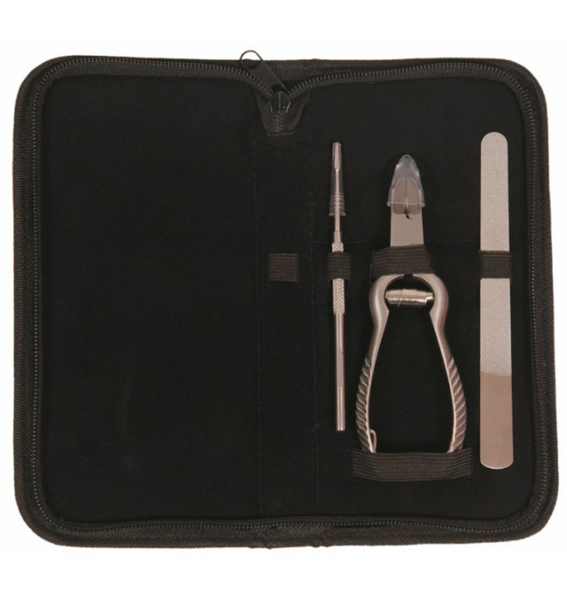 Basic Podiatry Kit Nail Nippers Concave Jaws Barrel Spring Foot Dresser