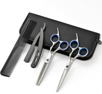 Professional Hair Cutting & Thinning Scissors Kit | Hairdressing Texturizing Razor Edge Scissor Barber Set