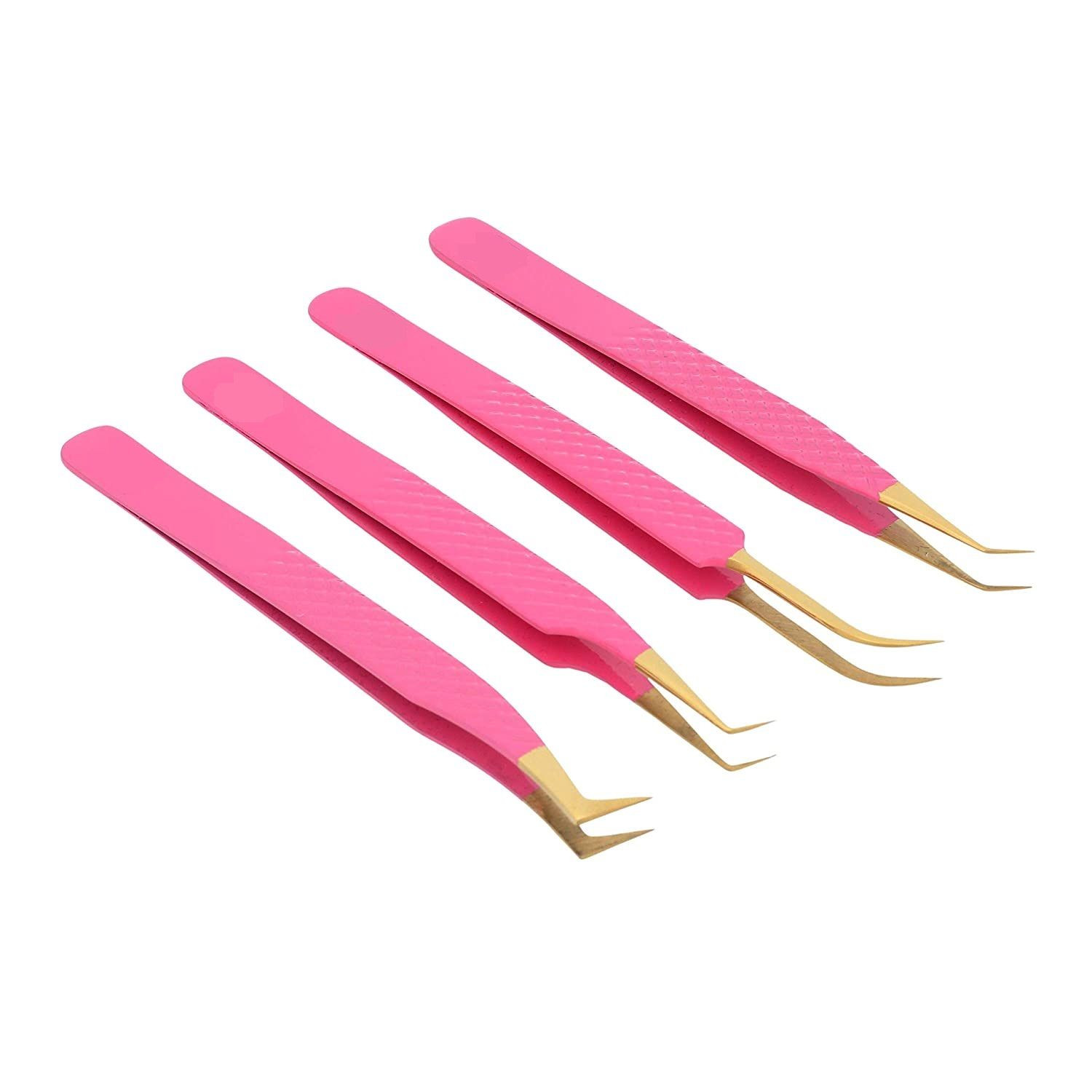 High-Quality Eyelash Tweezers for Volume & Classic Lash Extensions – Anti-Static Lash Tools